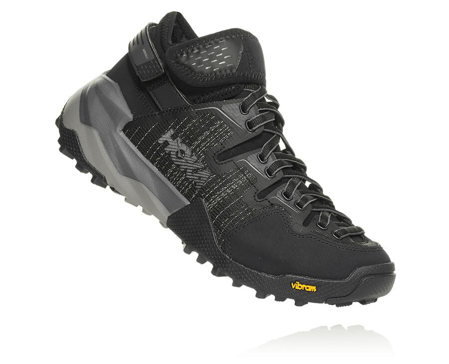 Tenis Hoka One One Trail Hombre Negros - Arkali - RSUO46082